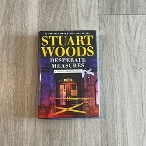 Brand New Stuart Woods Desperate Measures hard cover novel